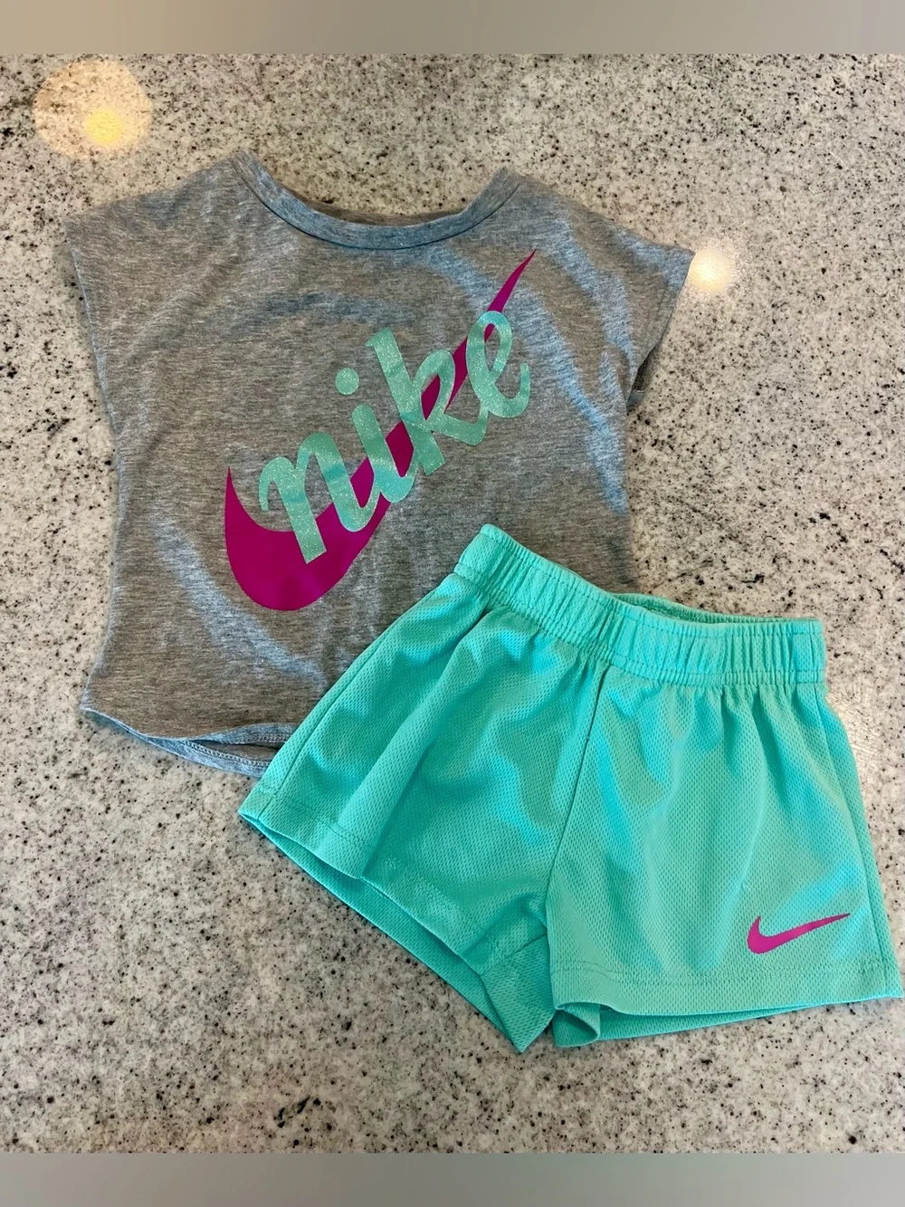 Nike outfit matching set toddler girl 3T